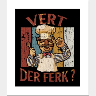 CHEFF VERT DER FERK VINTAGE Posters and Art